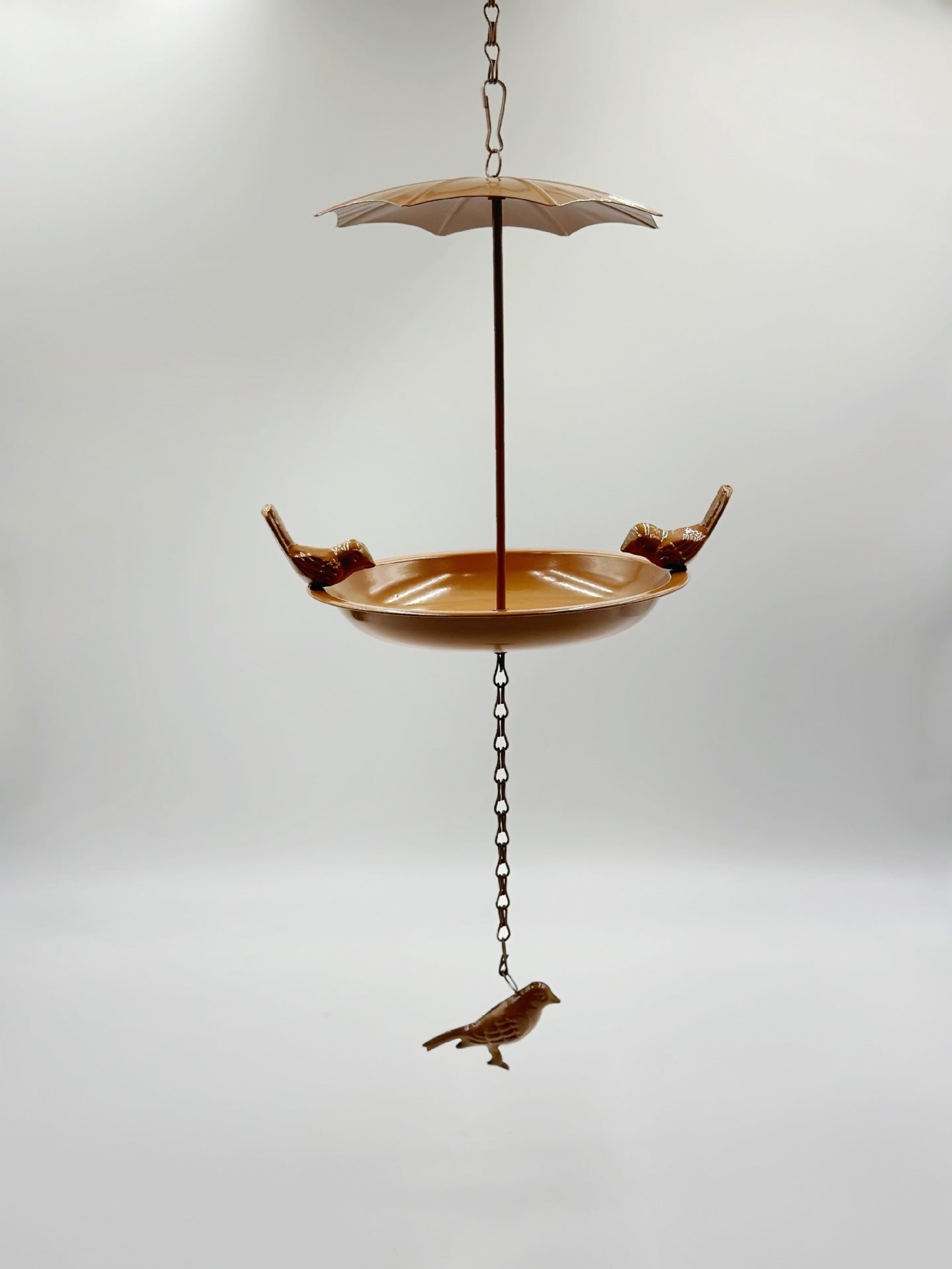 Outdoor Metal Bird House Metal Iron Art Metal Feeder Garden Tub Hummingbird Feeder