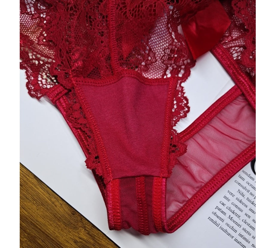 Sexy Low-Waist Seamless Mesh Lace Panties