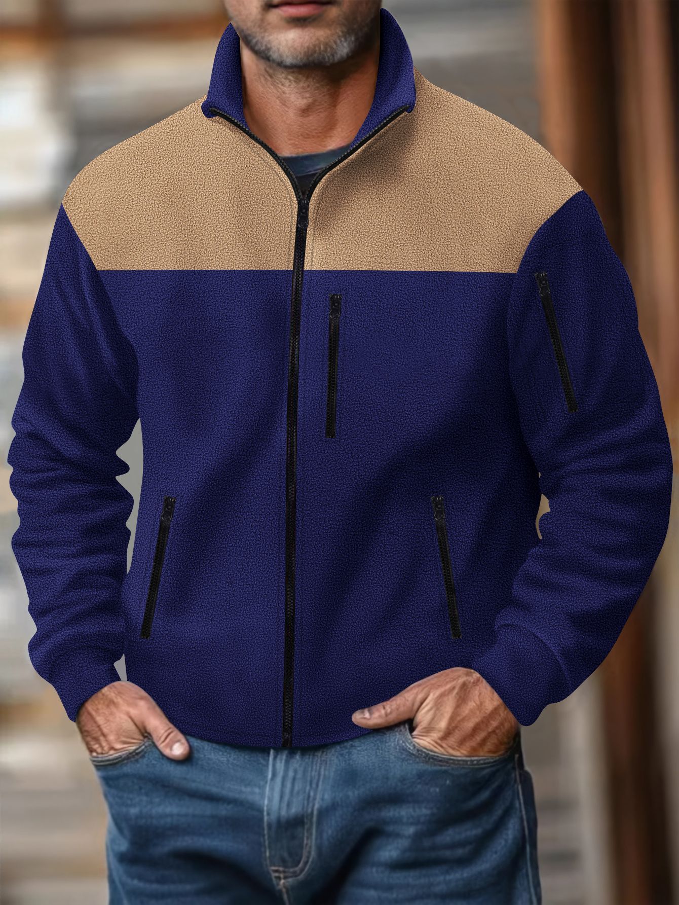 Autumn Men's Casual Long-Sleeved Jacket