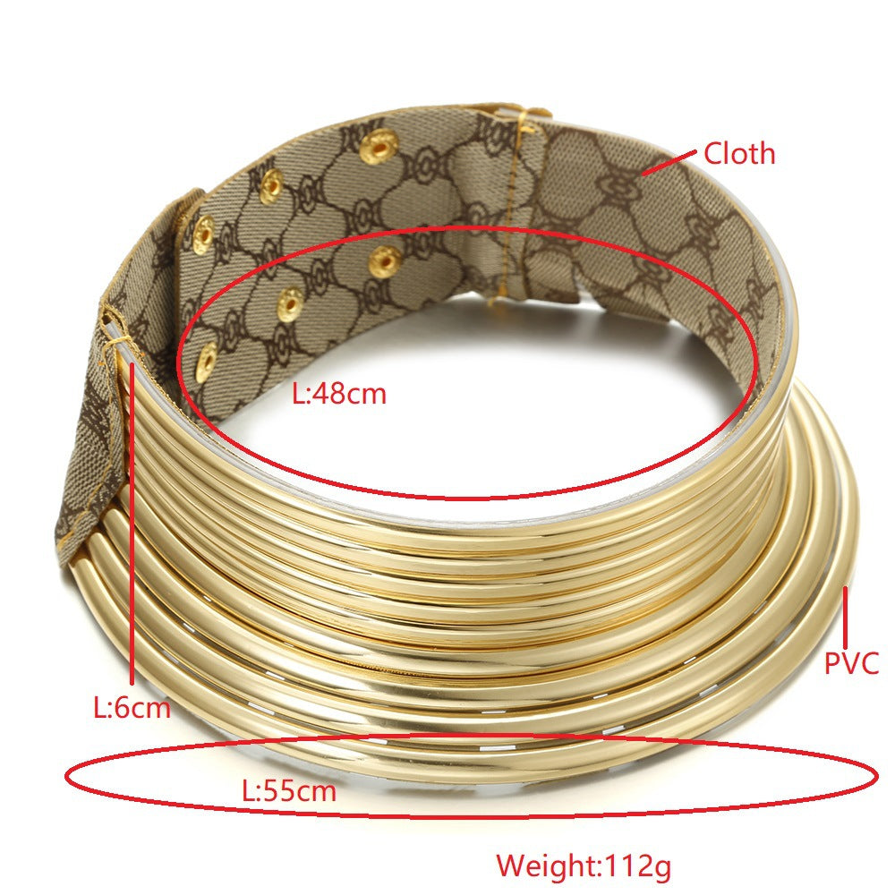 African Exaggerated Collar Women Necklace