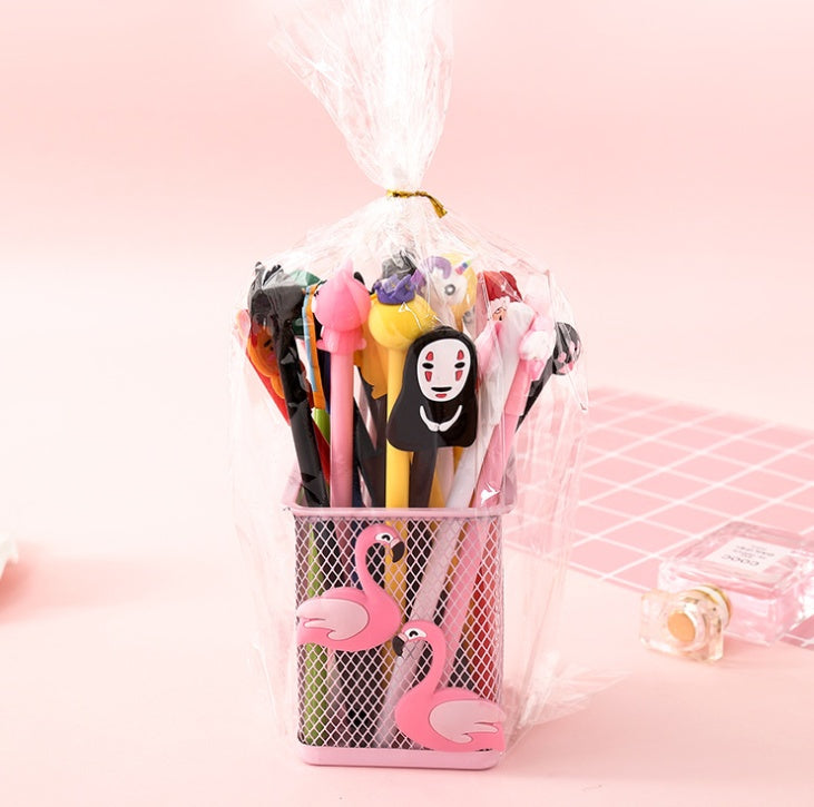 Korean  Girl Heart Stationery Gift Bag Set Creative Boys And Girls Cartoon Gel Pen Prize