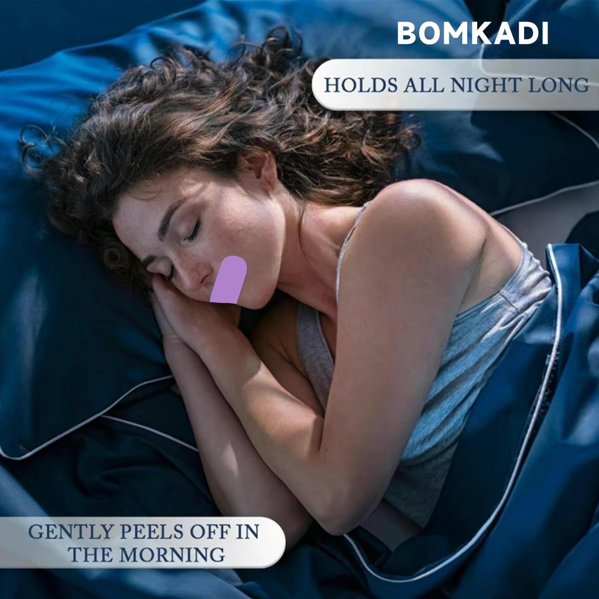 BOMKADl Mouth Tape  30pcs  Pain FreeRemoval Hypoallergenic Latex Free & Gentle OnSkin Medical Grade Adhesive Cotton Tape PurplePink Black Breathable Mouth