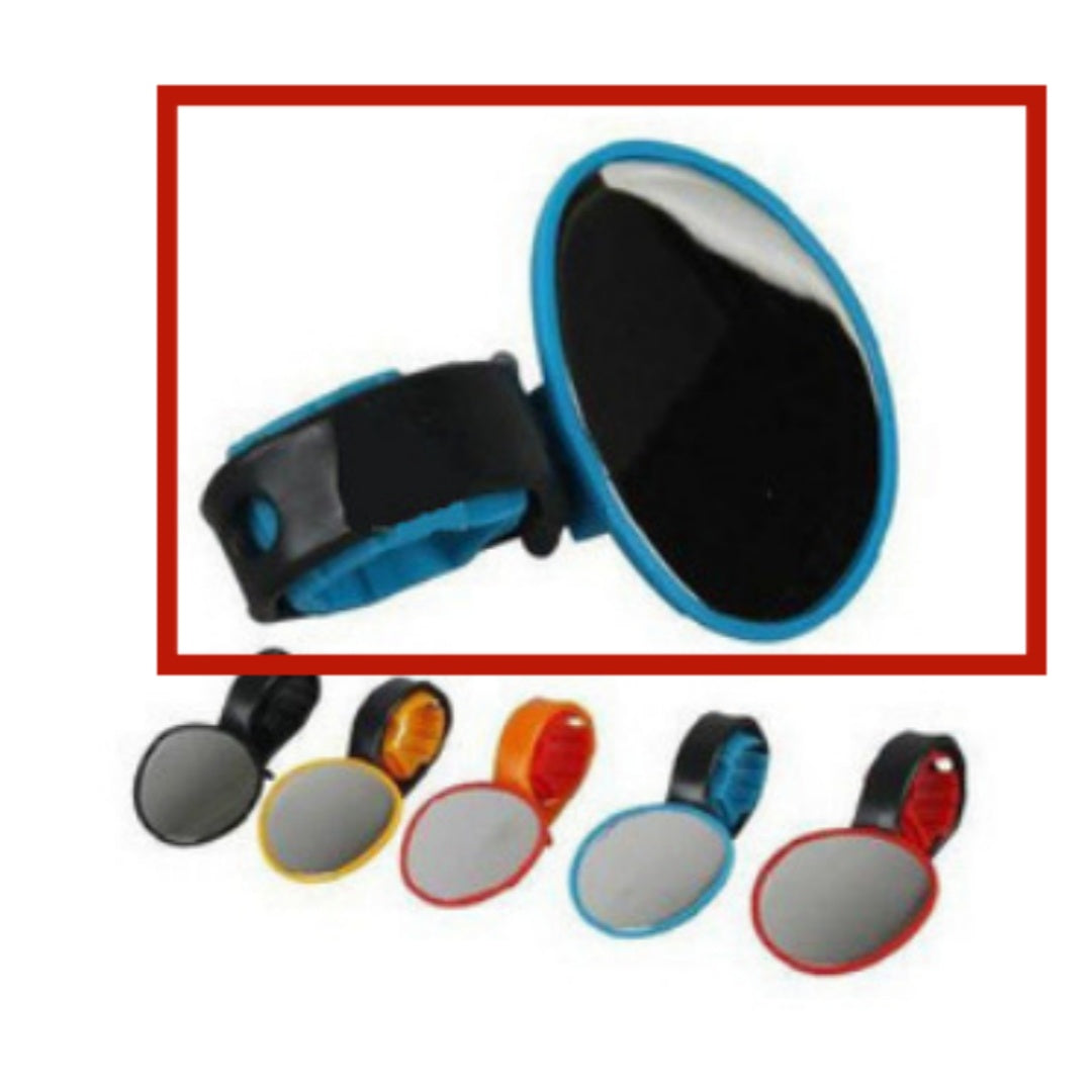 Bicycle Rearview Mountain Bike Reflector 360-Degree Rotating Design Reflective Mirror For Cycling Gear