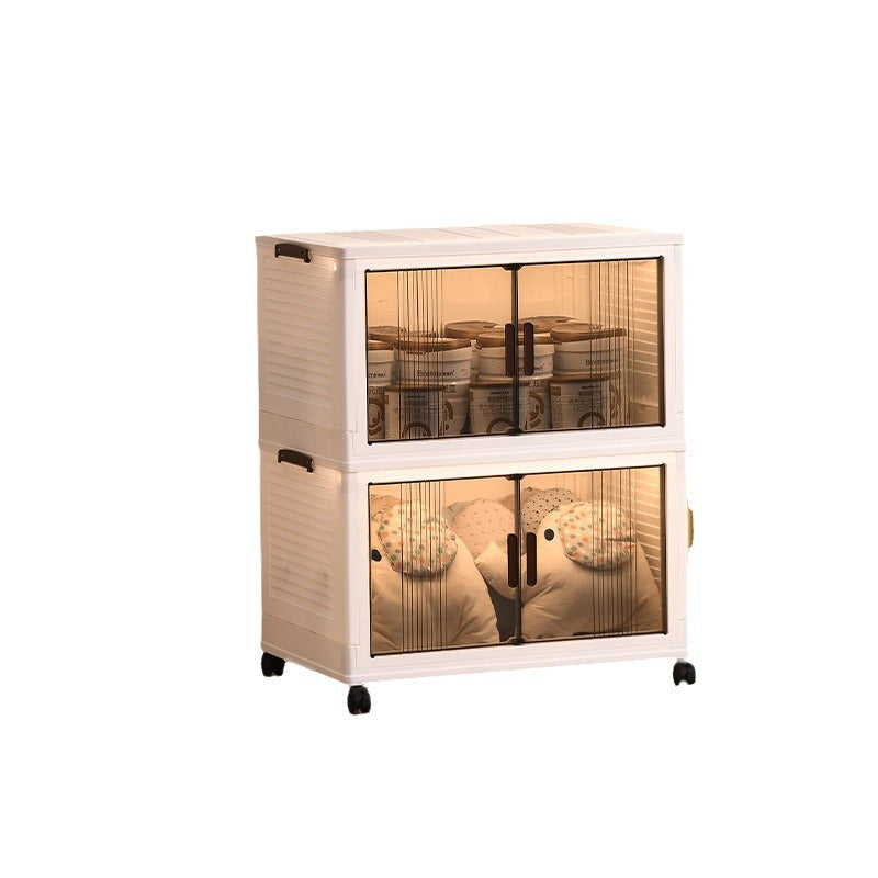 Foldable Storage Cabinet Installation-Free Removable Locker