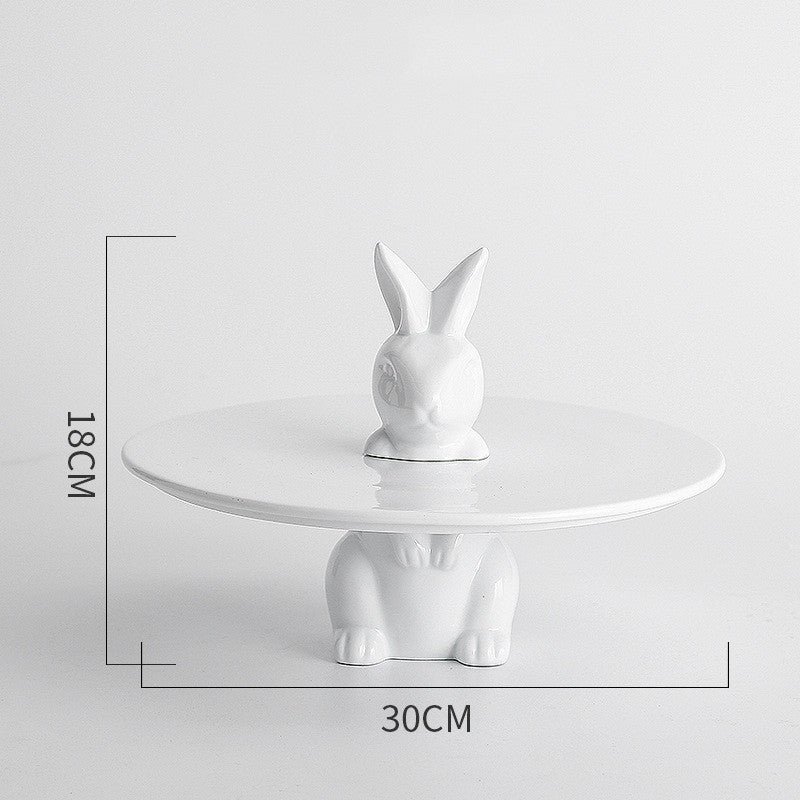 Nordic Lovely Rabbit Fruit Plate
