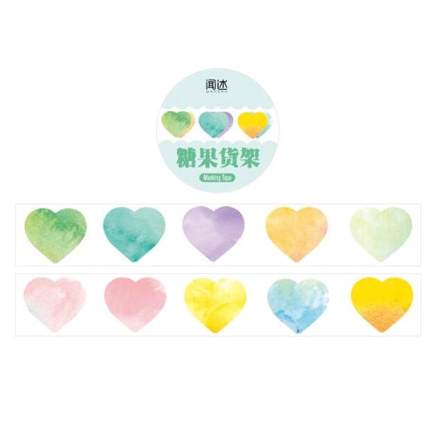 Rainbow Fruit Tea Series Alien-Shaped Hand-Painted Creative Love Hand Account Decorative Stickers