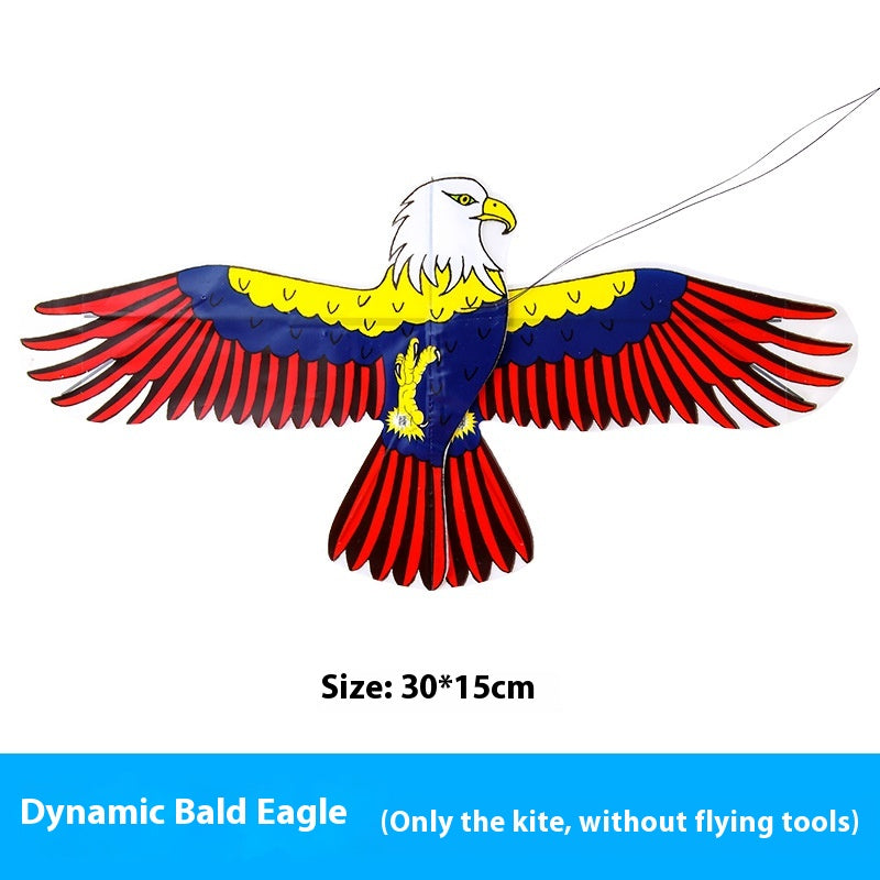 Kite Diy Material Package Handheld Fishing Rod Dynamic Kite Plastic Breeze Easy To Fly Small Kite