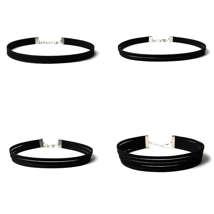 Simple Lolita Fake Collar Collar Necklace Combination Set