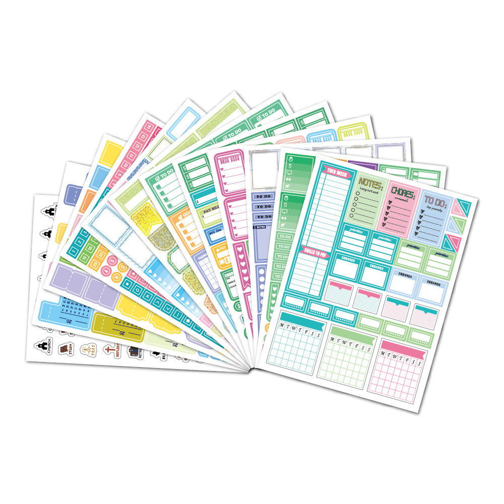 Planner Stickers Set Seasonal Monthly