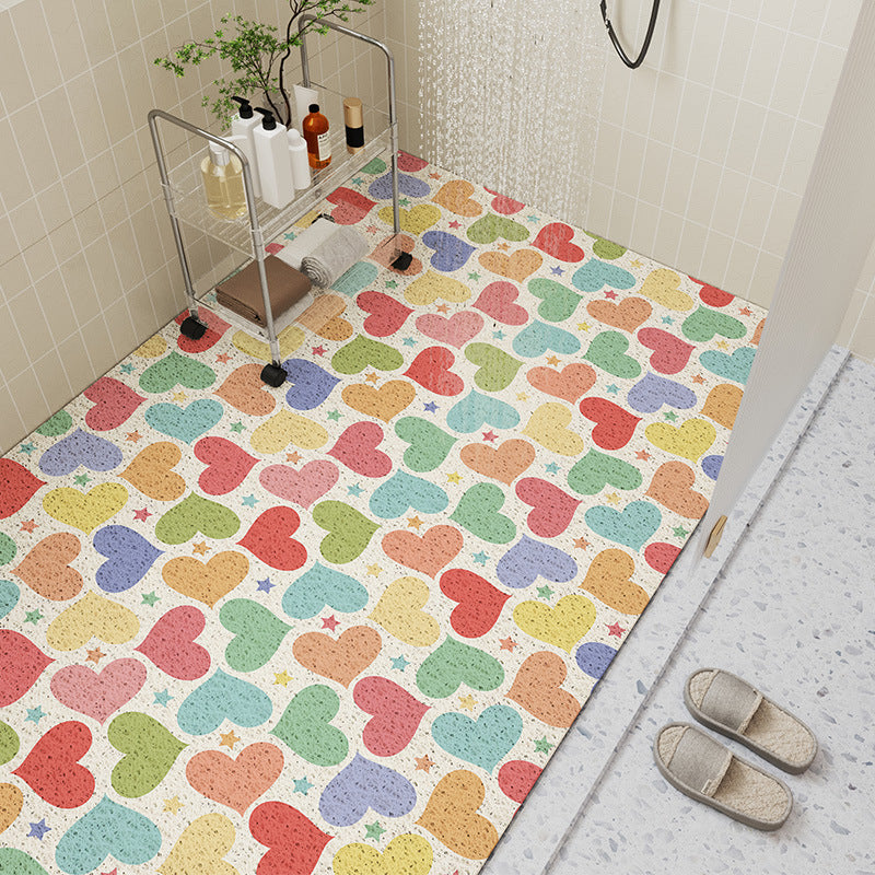 Bathroom PVC Loop Floor Mat Bathroom Anti-Slip Mats