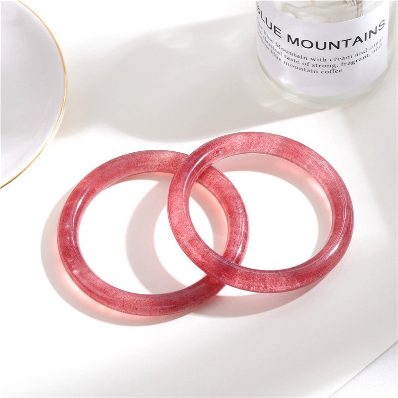 Fashion Natural Strawberry Crystal Bracelet