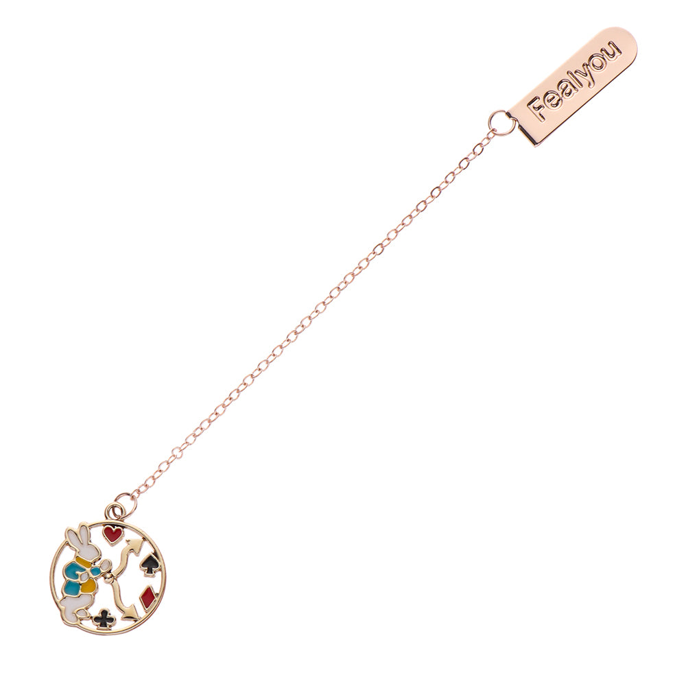 Creative Cartoon Metal Pendant Bookmark