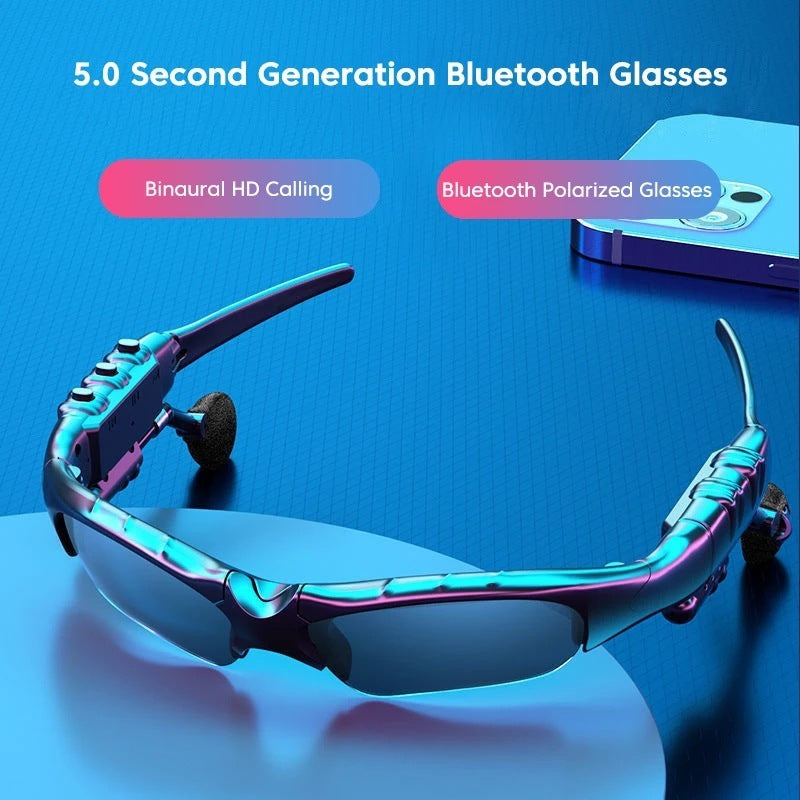 Women's Fashion Simple Music Bluetooth Headset Glasses