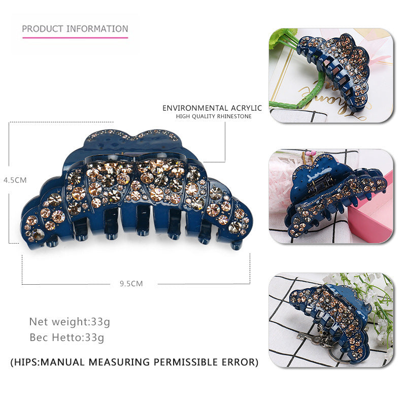 Women's Rhinestone Acetate Grip Rhinestone Hair Accessories