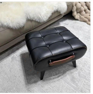 Household Soft Bag Cushion Light Luxury Short Stool Household Soft Seats