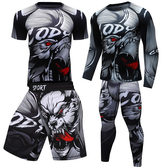 Free Kick Boxing and Sanda Training Suit