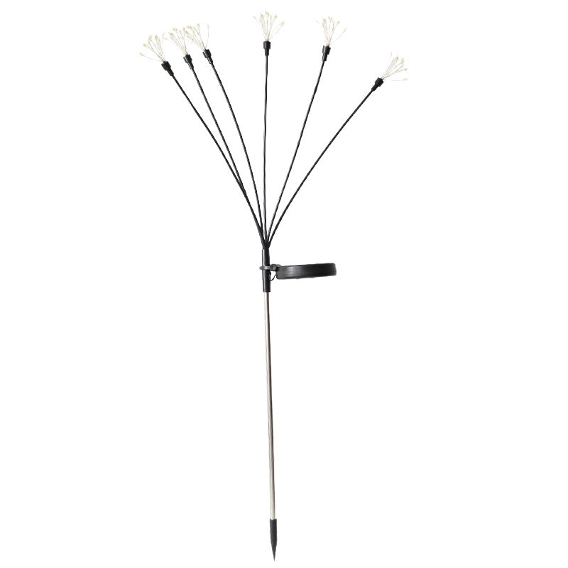 Solar Ground Copper Wire Fireworks Lighting Chain Garden Decoration Lawn Lamp