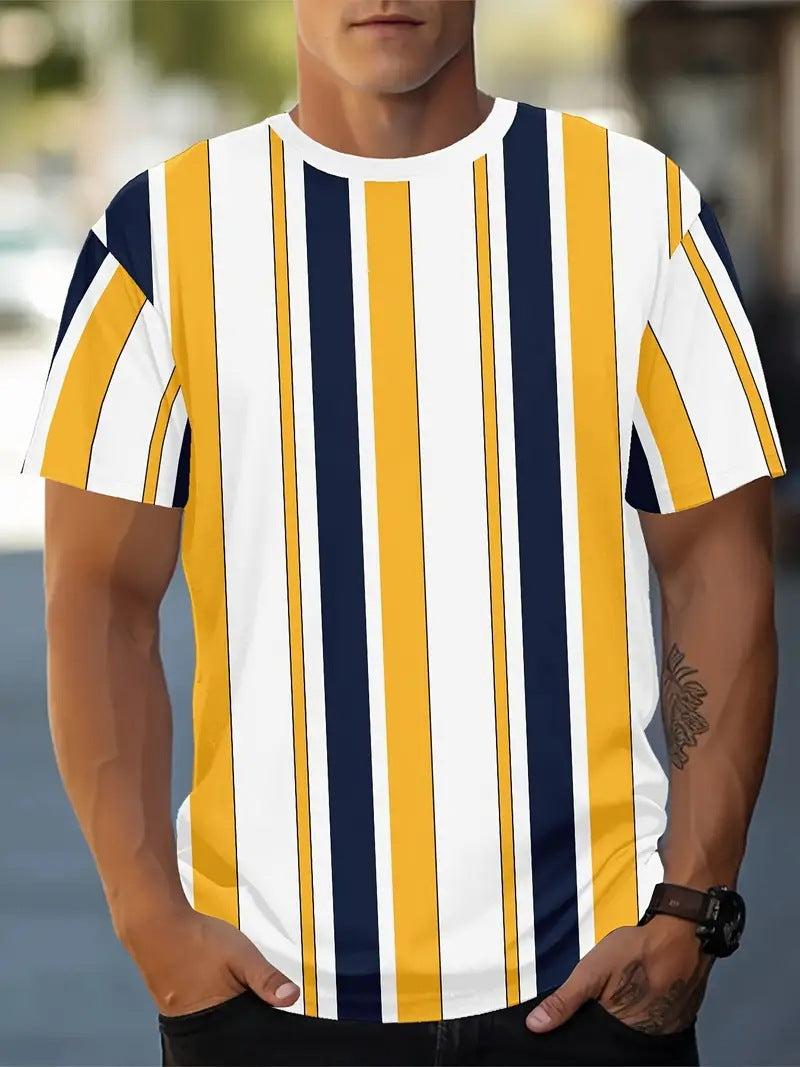 Men's Carnival Fashion Striped T-Shirt