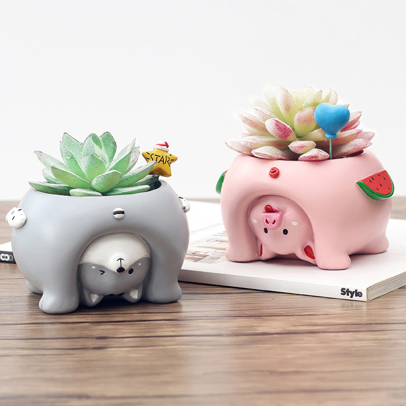 Cartoon Flower Pot