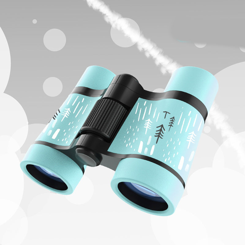Children Holding Binoculars