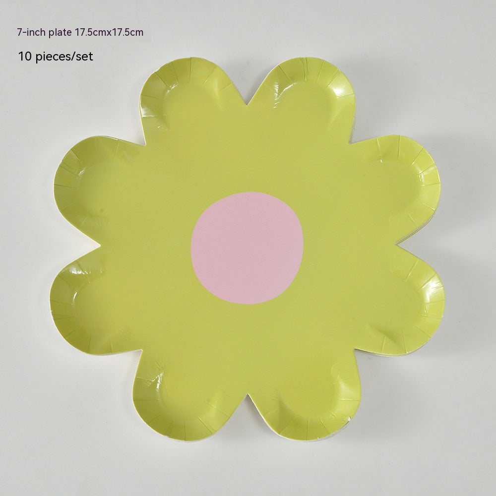 Disposable Paper Plate Theme Party Children's Decoration