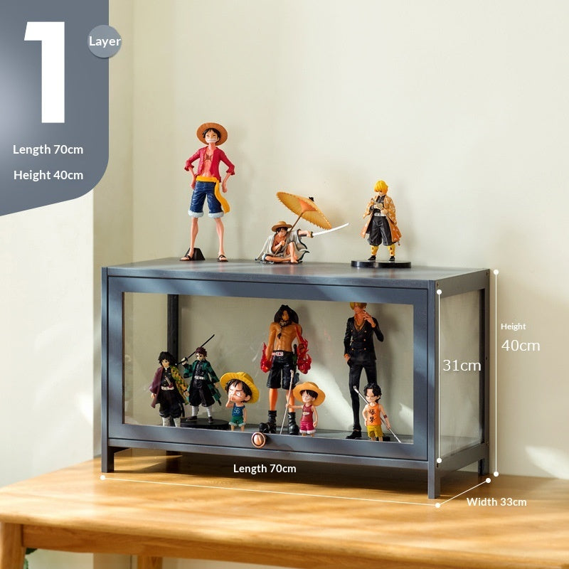 Transparent Dust-Proof Display Cabinet Acrylic Toy Storage Box Bookcase And Shelving Unit