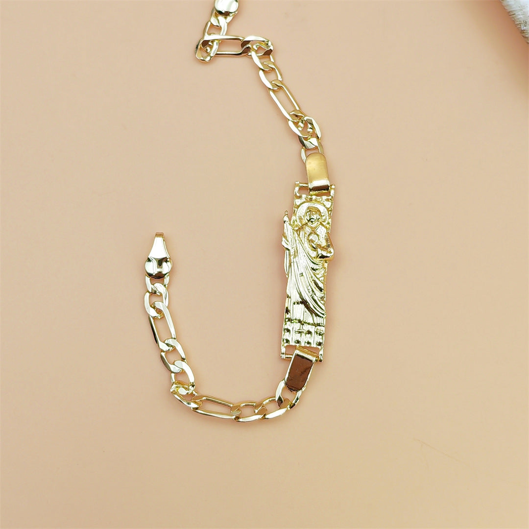 Two-color Bracelet Religious Priest St Jude Niche