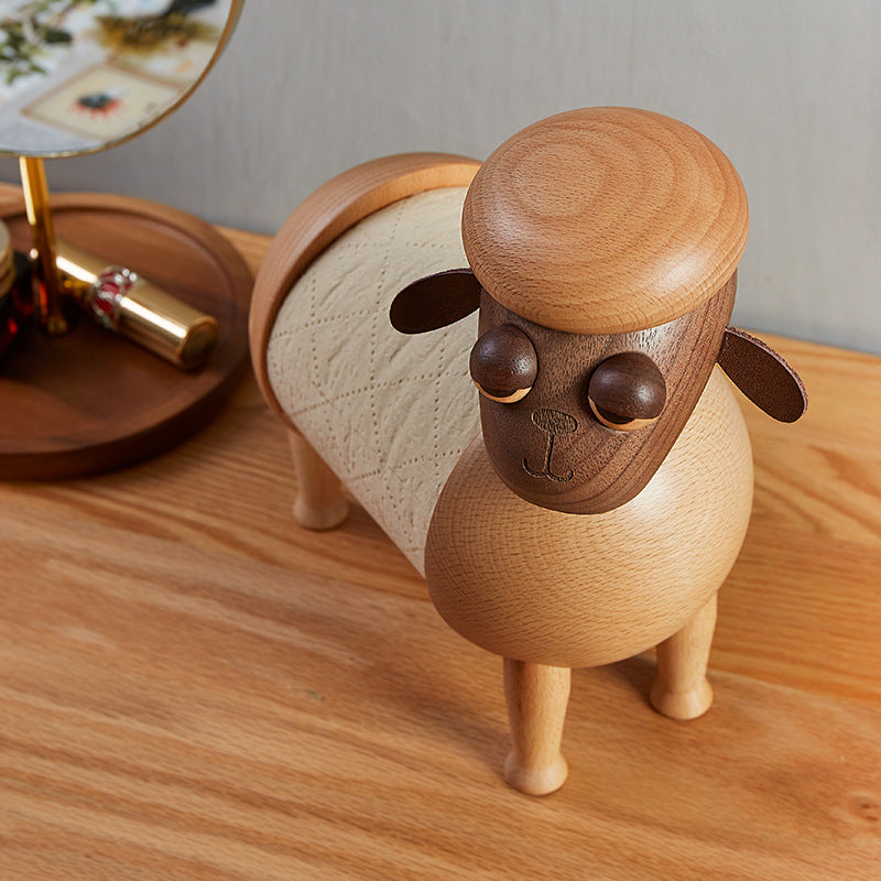 Funny Cartoon Paper Roll Holder Living Room Desktop Animal Ornaments