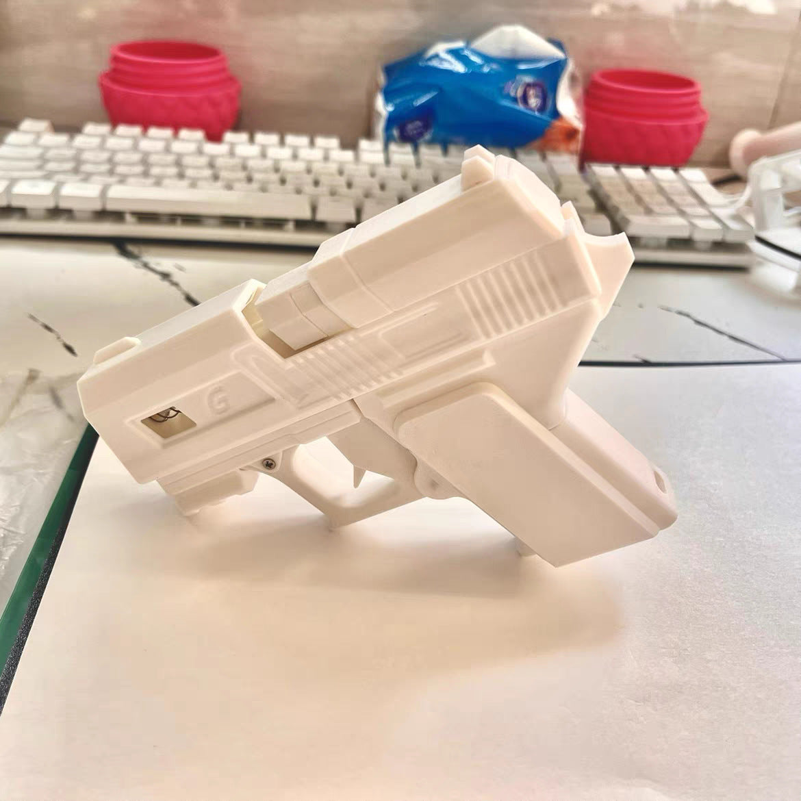 3D Printing Automatic Bounce Cover Earphone Case Detachable