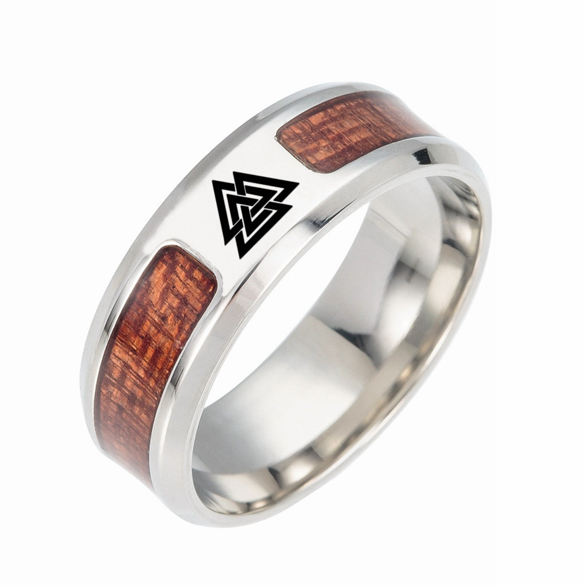 New Fashion Wood Grain Ring