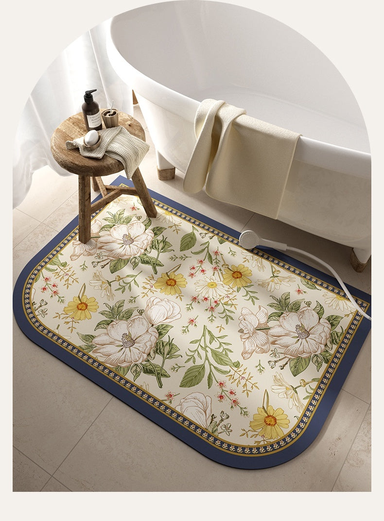 American Hydrophilic Pad Bathroom Mats Bathroom Non-Slip Quick-Drying Floor Mat Kitchen Door