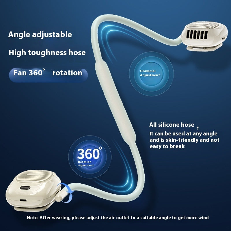 Ultra-Long Life Battery Refrigeration USB Charging Mini Folding Noiseless Small Fan