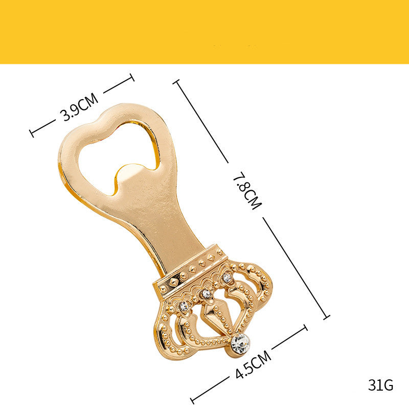 Golden Crown Beer Bottle Opener