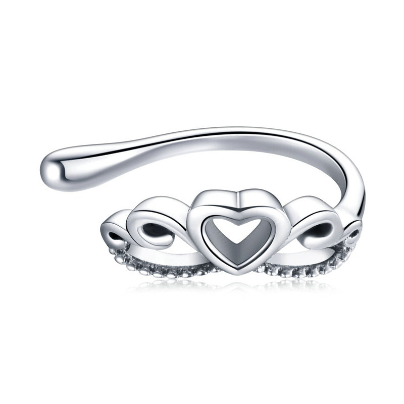 Butterfly Stud Earrings Red Zircon Pattern Insect Earrings