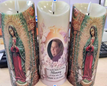 Plastic Candle-Light Keepsake With A Romantic Valentines Day Vibe