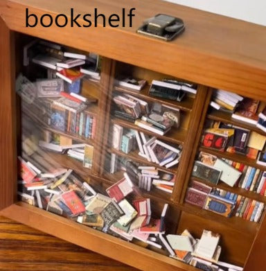 Creative Anti-Anxiety Bookshelf Small Ornaments Decompression Gift