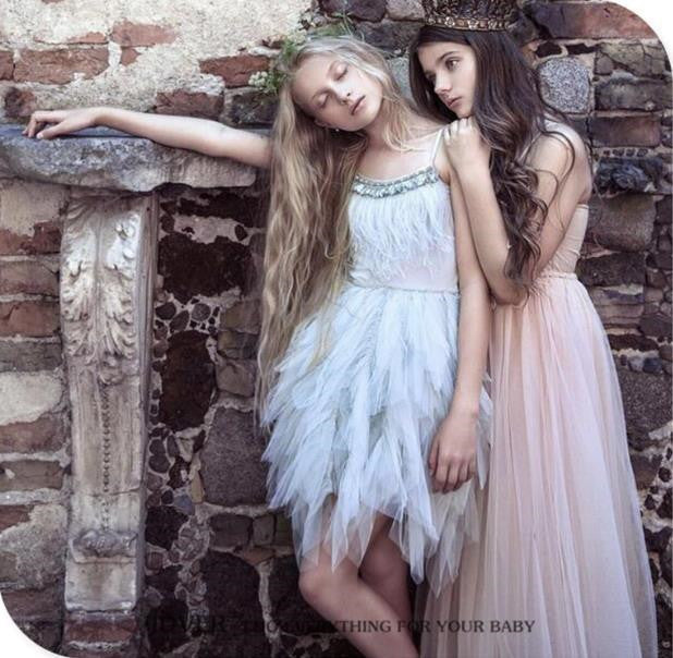 Feather Princess Dress