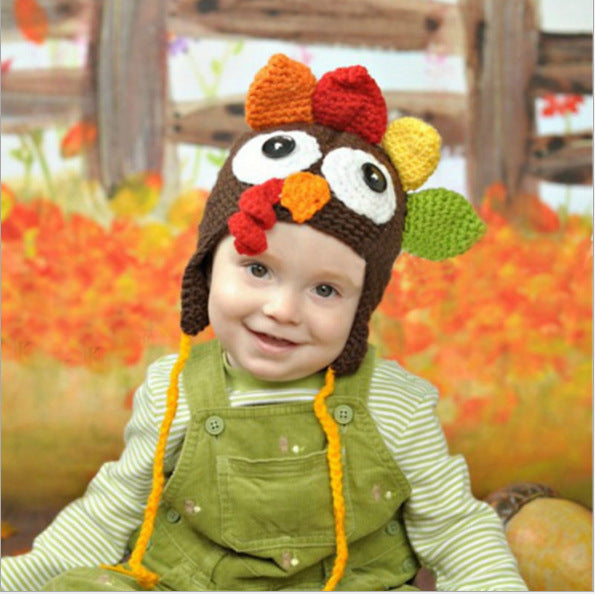 Thanksgiving Hand-Woven Turkey Hat