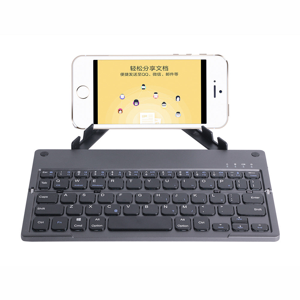 Smart Wireless Folding Portable Keyboard Folding Bluetooth Keyboard