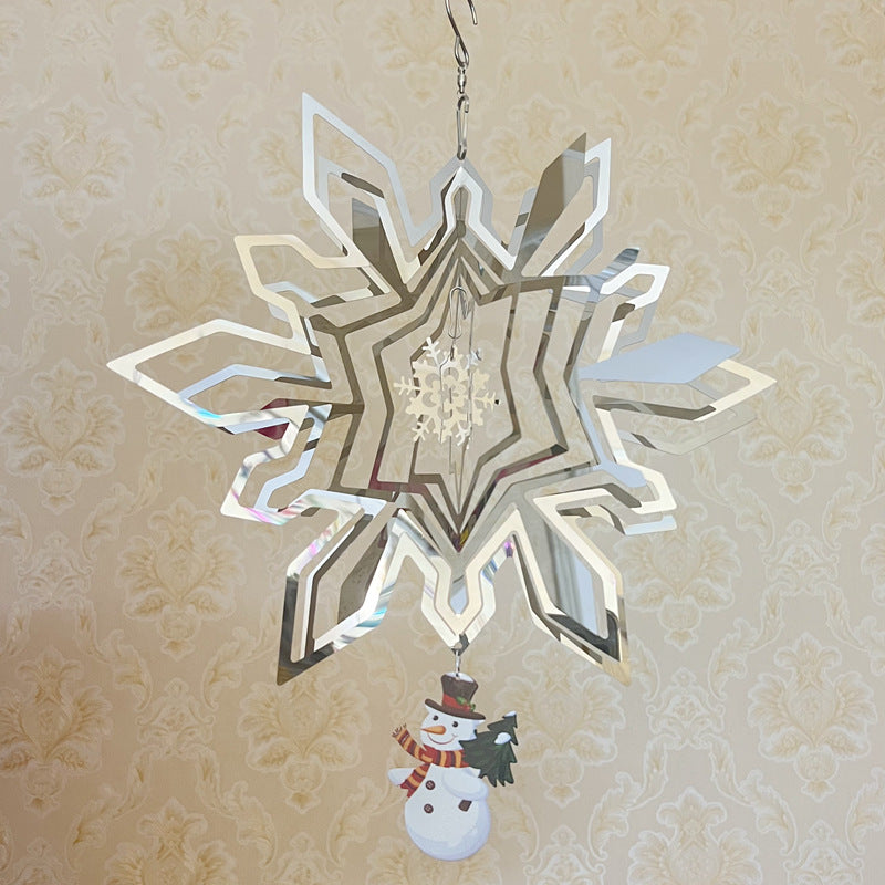 Snowflake Wind Turn 3D 3D Dynamic Garden