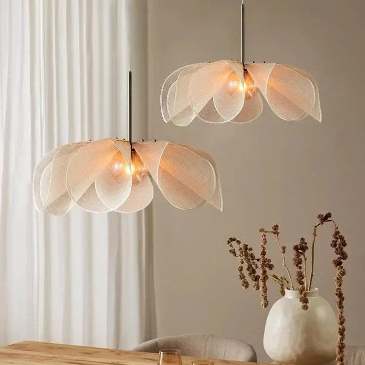 French Candle Silent Cream Chandelier