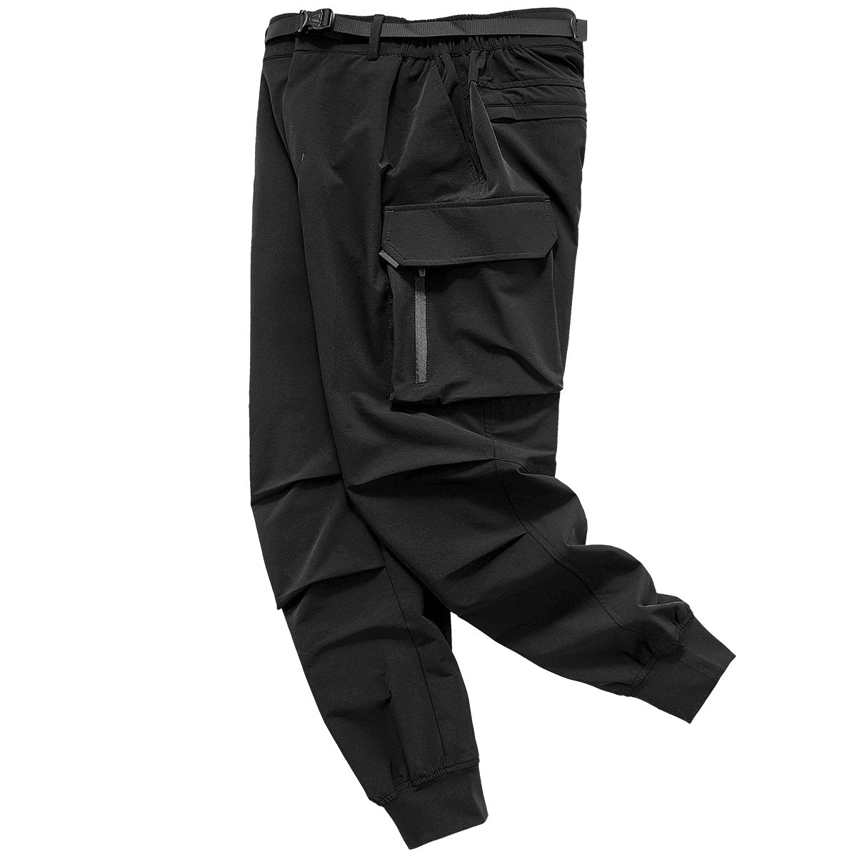 Mens Fashion Casual Loose Stretchy Drawstring Sweatpants