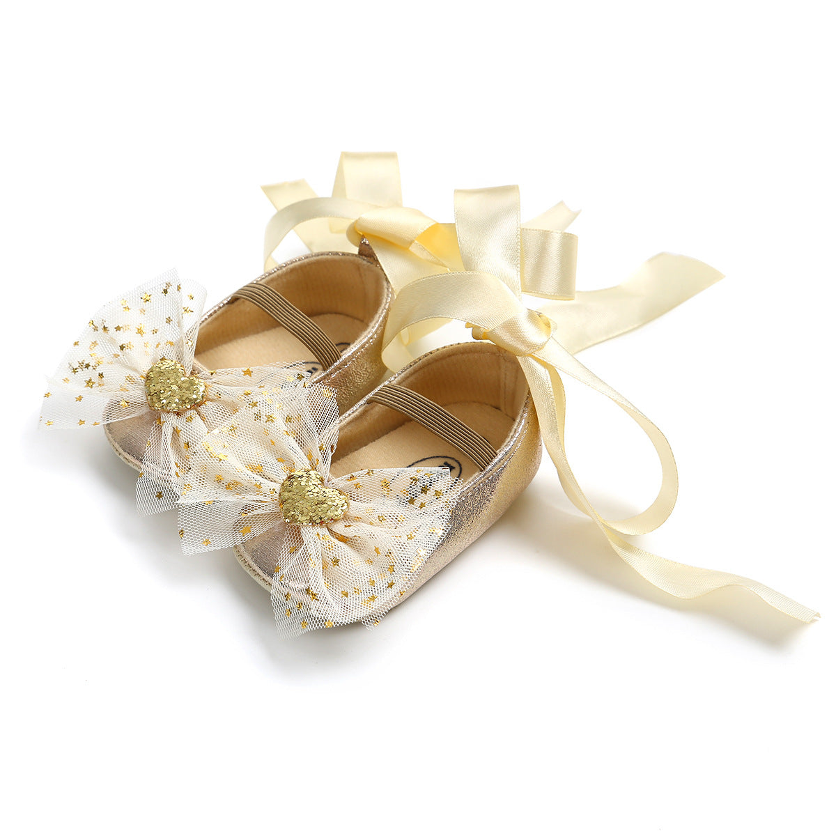 Cute Butterfly Baby Gift Box with Baby Shoes Princess Shoes Headdress Crown