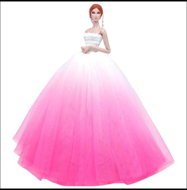 Wedding Dress Big Skirt Veil