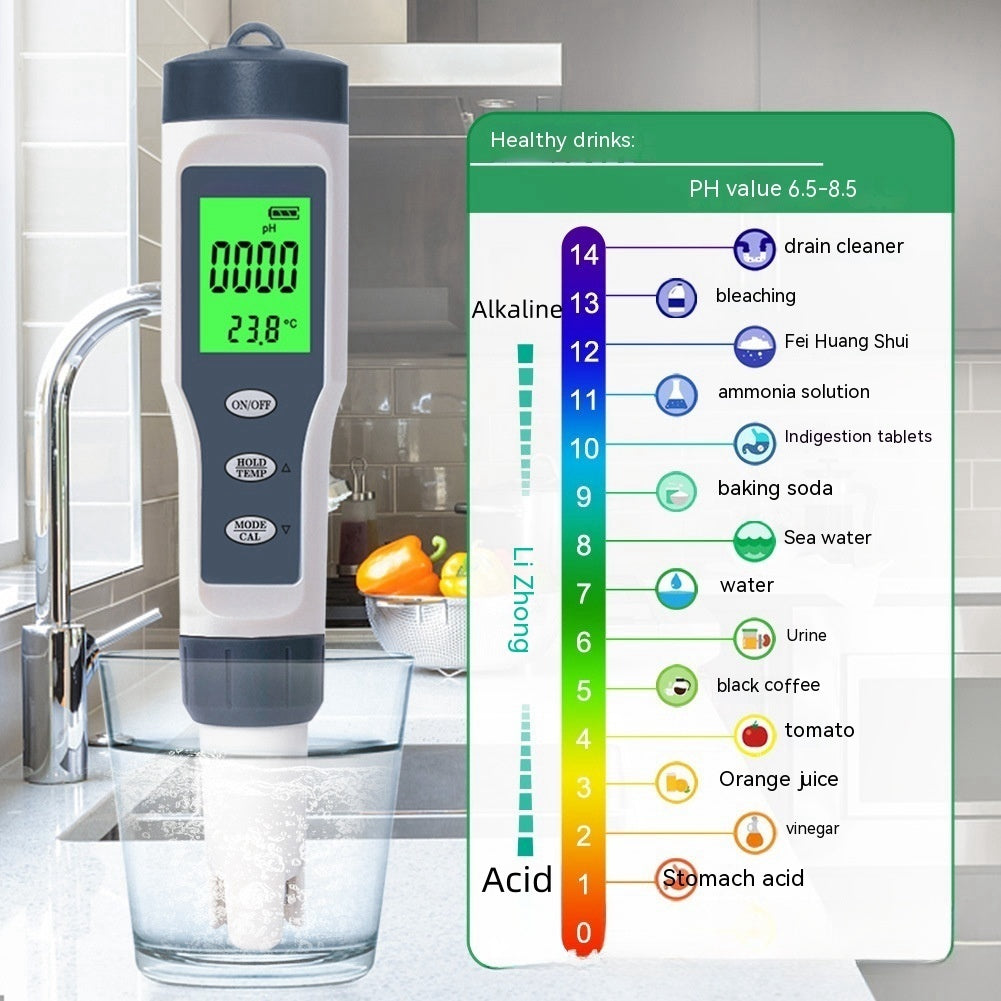 PHECtemperature Swimming Pool Fish Tank Water Tester