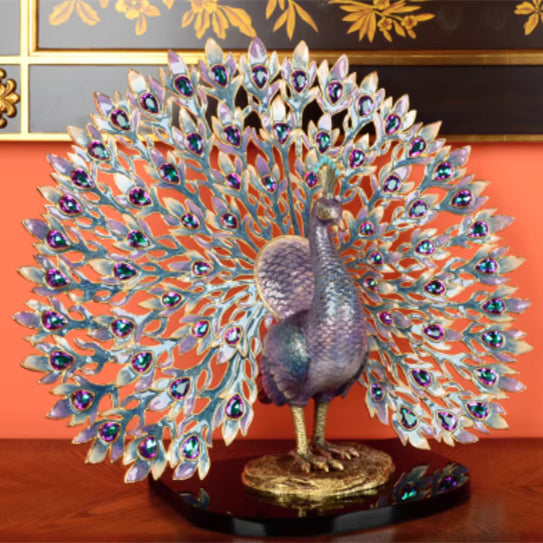 Enamel-Peacock Ornament Classical Decoration