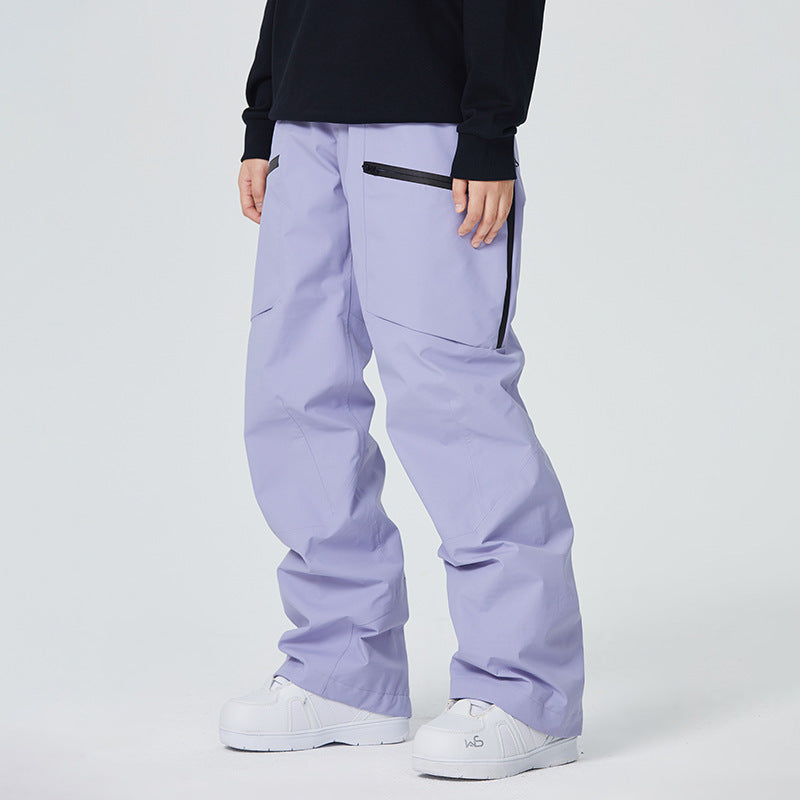 Thermal And Windproof Waterproof Pants Loose Professional Outdoor Snow Winter