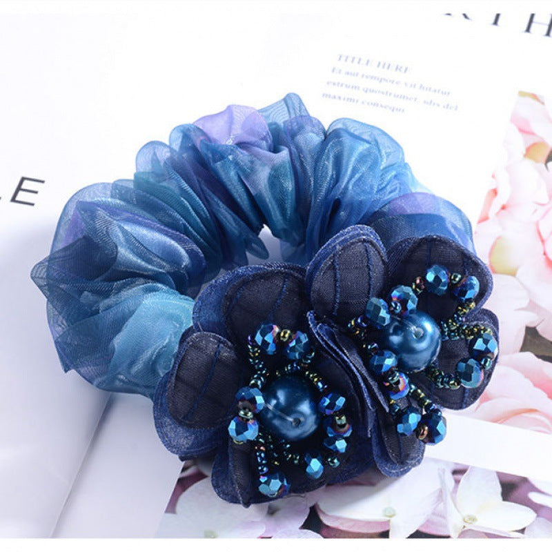 Women's Flower Hair Band Rubber Band Jewelry