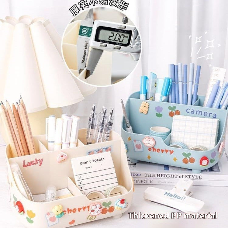 Student Desktop Pencil Case Stationery Storage Box Pen Holder