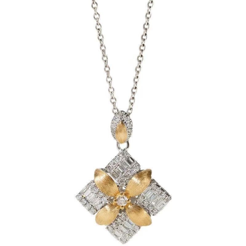 Light-luxury Vintage Moissanite Necklace For Women